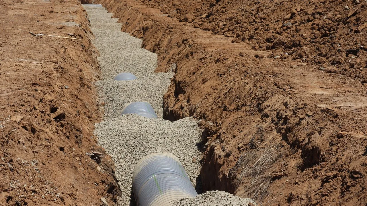 Drainage de maison — chantier en Île-de-France (1)