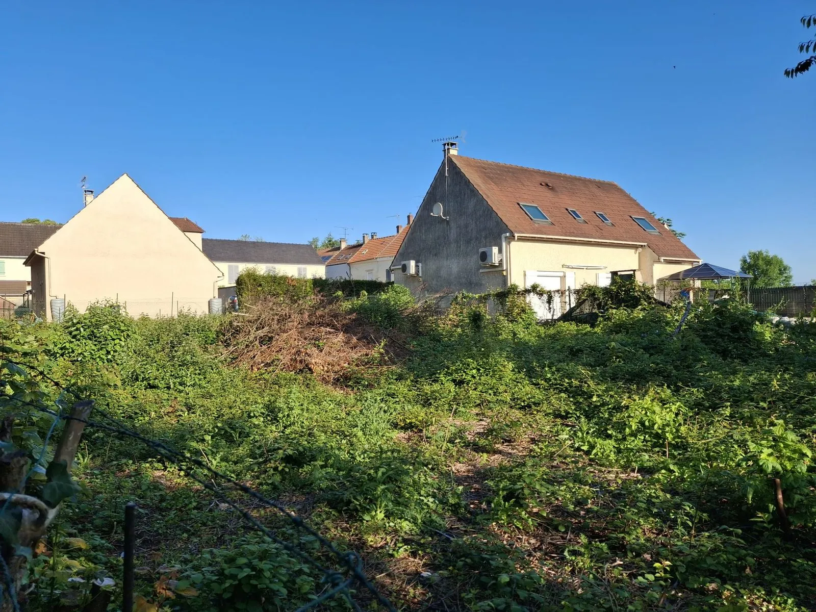 Débroussaillage et nettoyage de terrain — Avant — Île-de-France